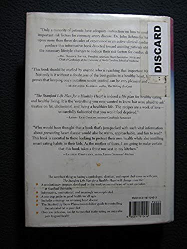 The Stanford Life Plan for a Healthy Heart [Nov 01, 1996] Chronicle Books LLC ..