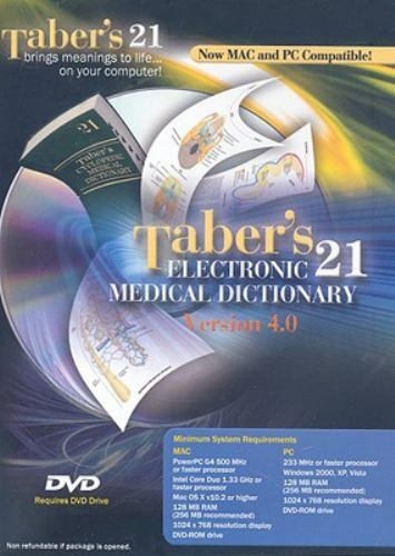 Taber&rsquo;s 21 Electronic Medical Dictionary, Version 4.0 by Donald Venes