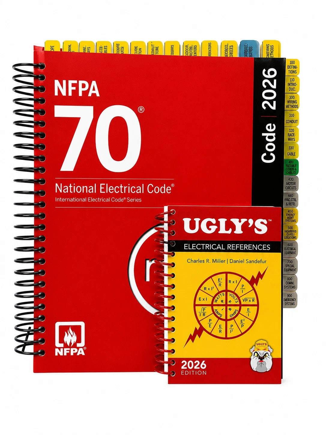 National Electrical Code 2026 Spiral bound NFPA 70 Pre Tabbed & Ugly&rsquo;s Reference