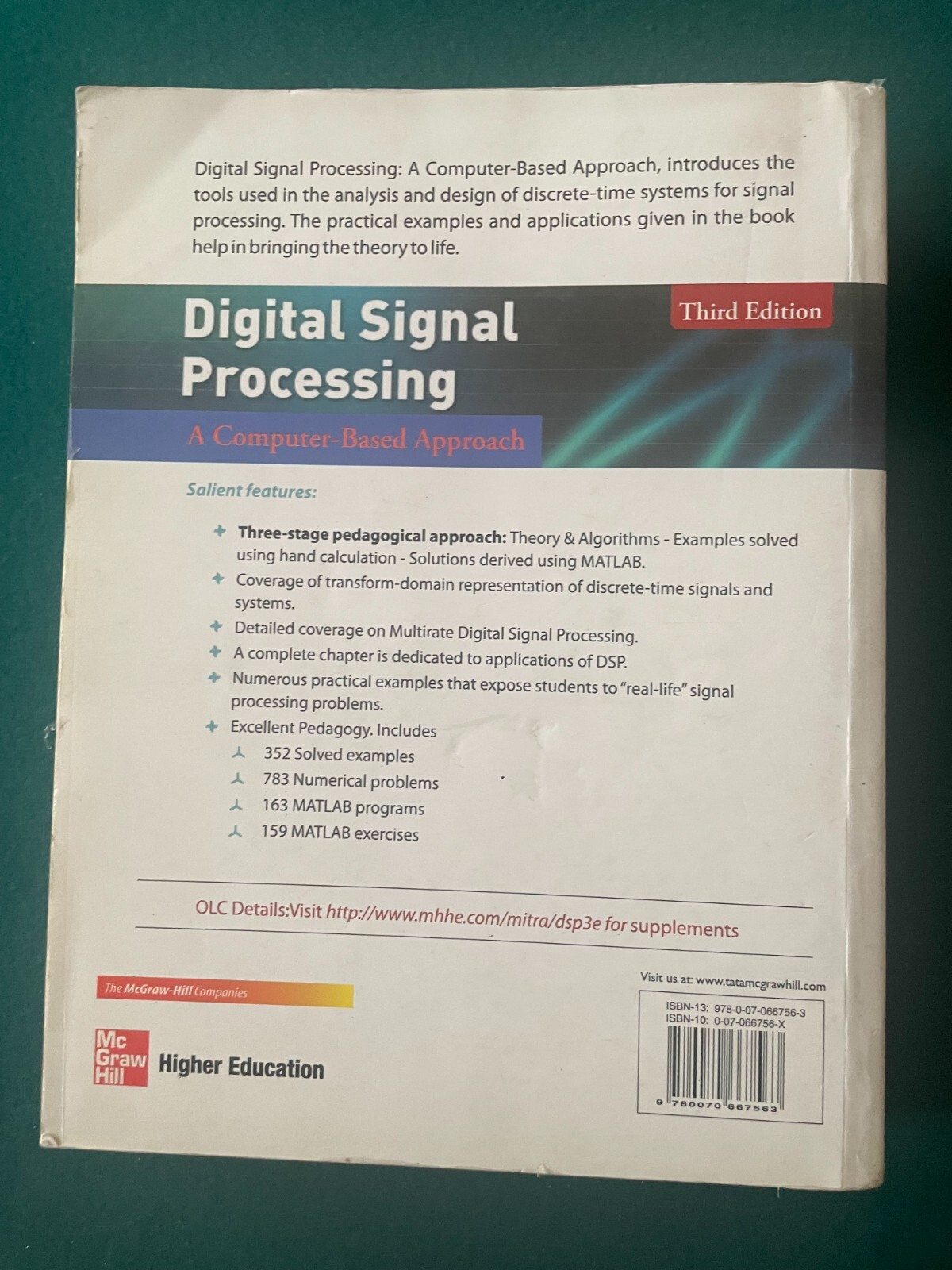 Digital Signal Processing by Sanjit K. Mitra (2008, Digital, Other, Revised…