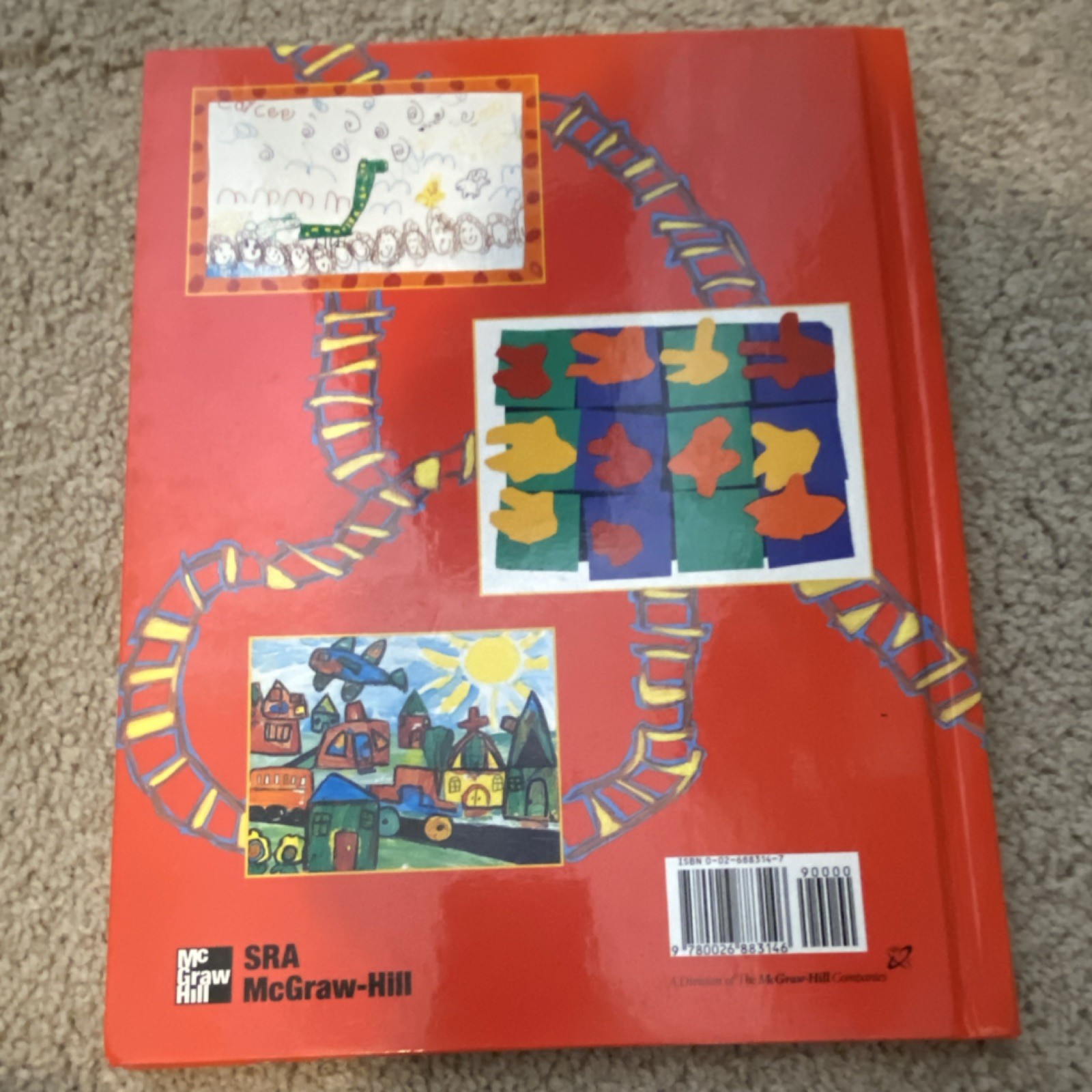 SRA McGraw-Hill Art Connections Level K Hardcover Textbook Illustrated 1998
