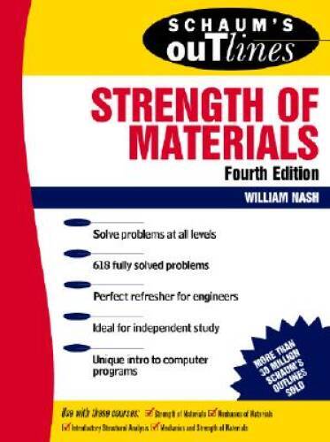 Schaum&rsquo;s Outline of Strength of Materials 4th Edition – Paperback – GOOD