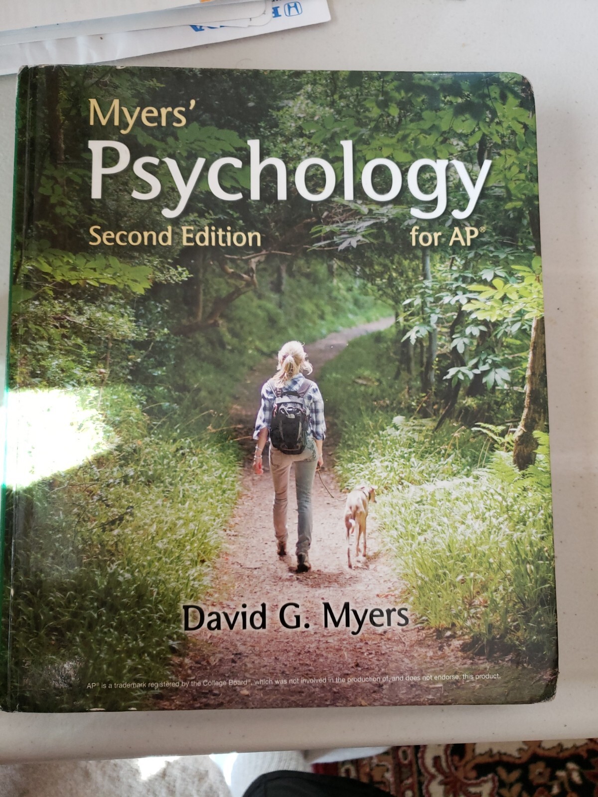 Myers’ Psychology For AP Second Edition By David G. Myers. Hardcover Textbook.