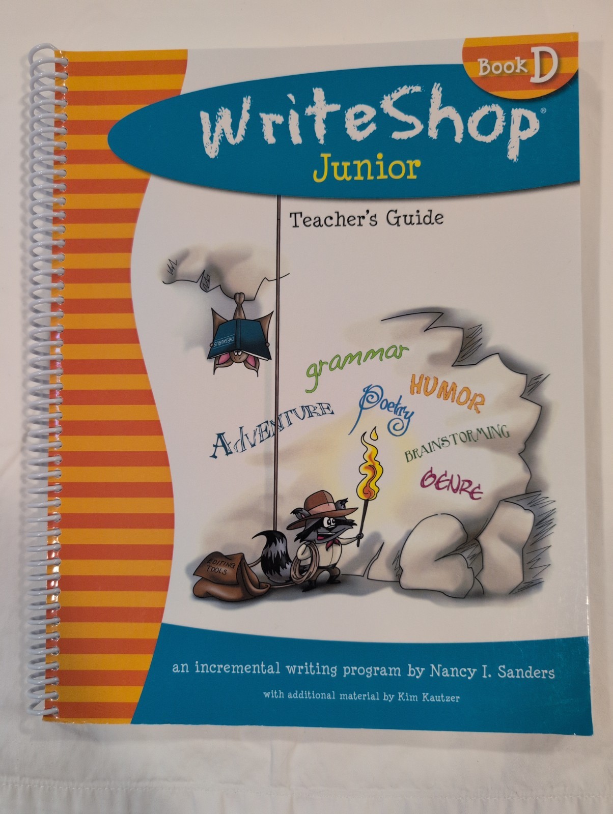 WriteShop Book D Teacher Guide Spiral Bound VG + Bonus pages from Activity Book+