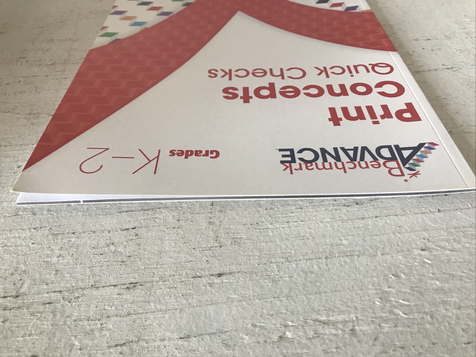 Benchmark Advance – Print Concepts Quick Checks K-2