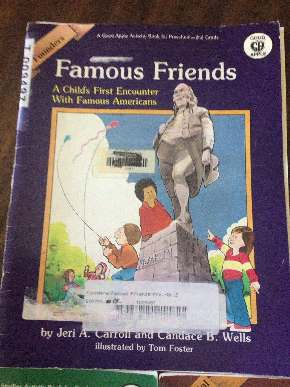 Famous Friends Good Apple Social Studies Book Lot Of 5 K-4 2nd &3rd Grade