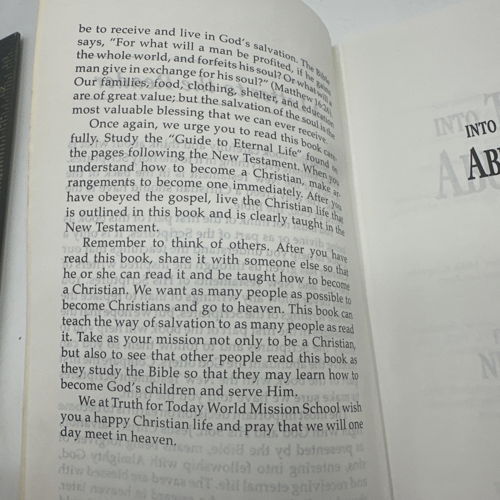 Into the Abundant Life (Includes a Complete New Testament) by N/A, PB 2007