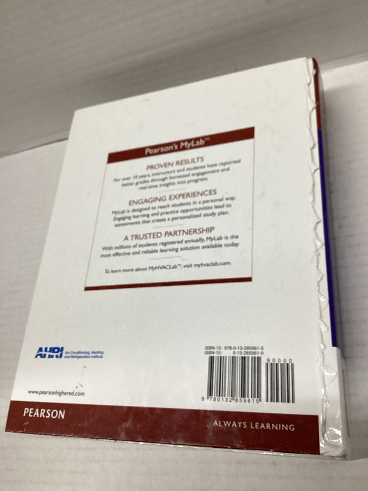 Fundamentals of HVACR by AHRI Staff, David Skaves and Carter Stanfield (2012,…