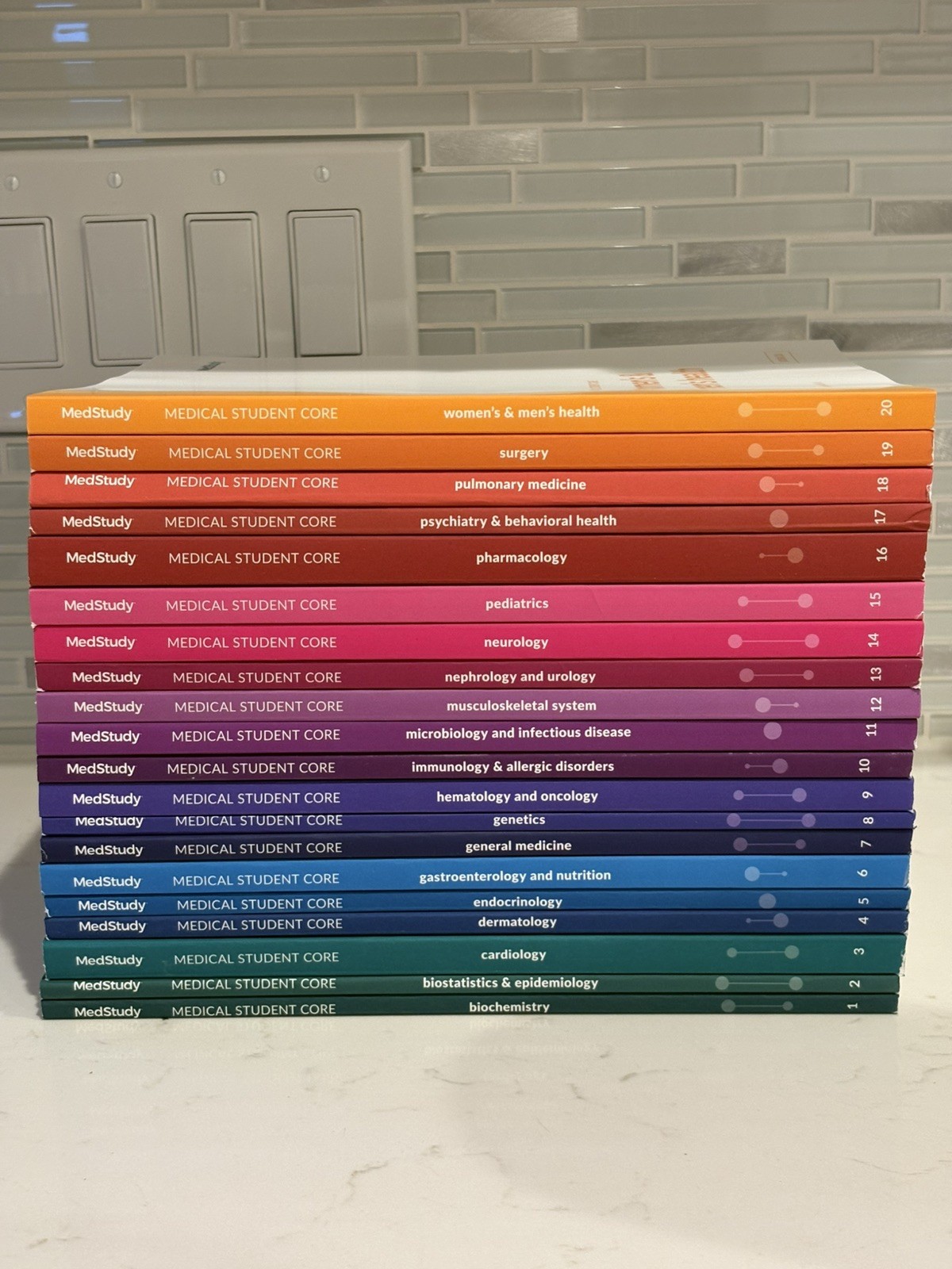 MedStudy MEDICAL STUDENT CORE BOOKS 1- 20 Free Shipping