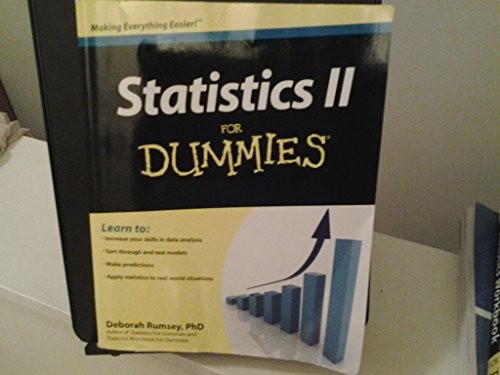 Statistics II for Dummies by Rumsey, Deborah J.