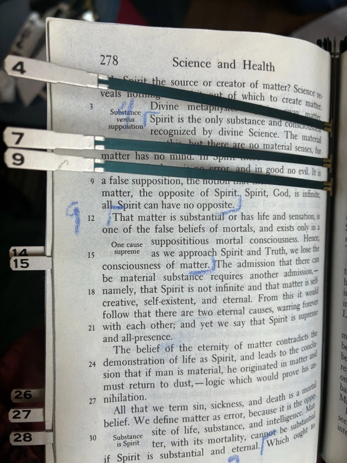 CHRISTIAN SCIENCE AND HEALTH, KEY TO THE SCRIPTURES 1971 BOOK with TABS MUST SEE