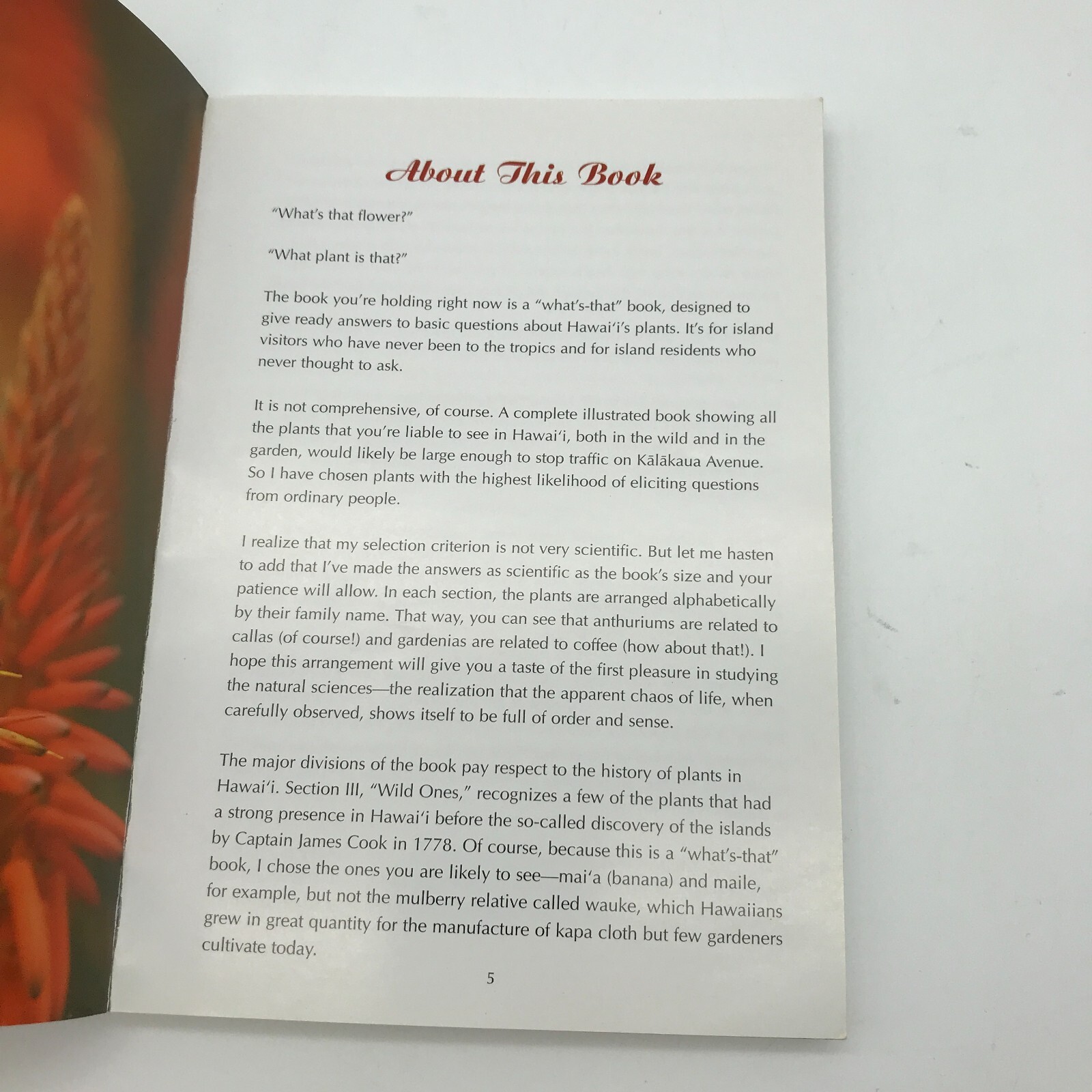 Flowers and Plants of Hawai&rsquo;i Book Pocket Guide by Paul Wood Paperback