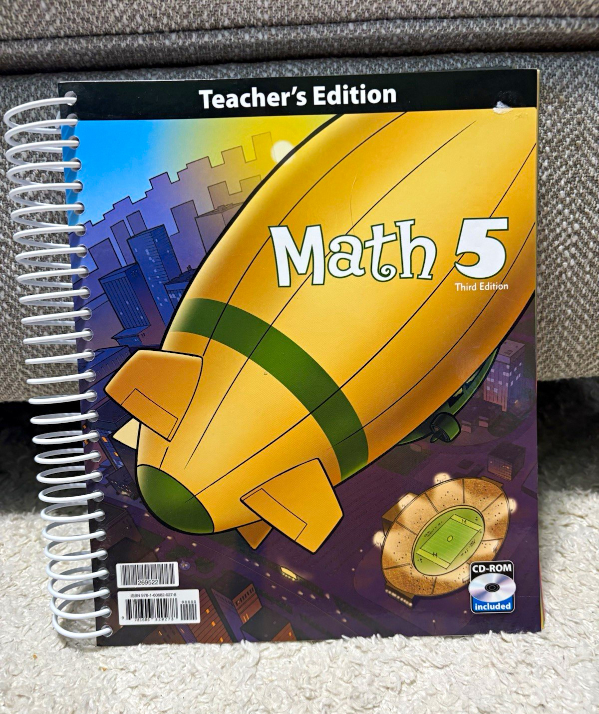 BJU Press Math 5 Teacher&rsquo;s Edition Third Edition Spiral Bound w/ CD-ROM