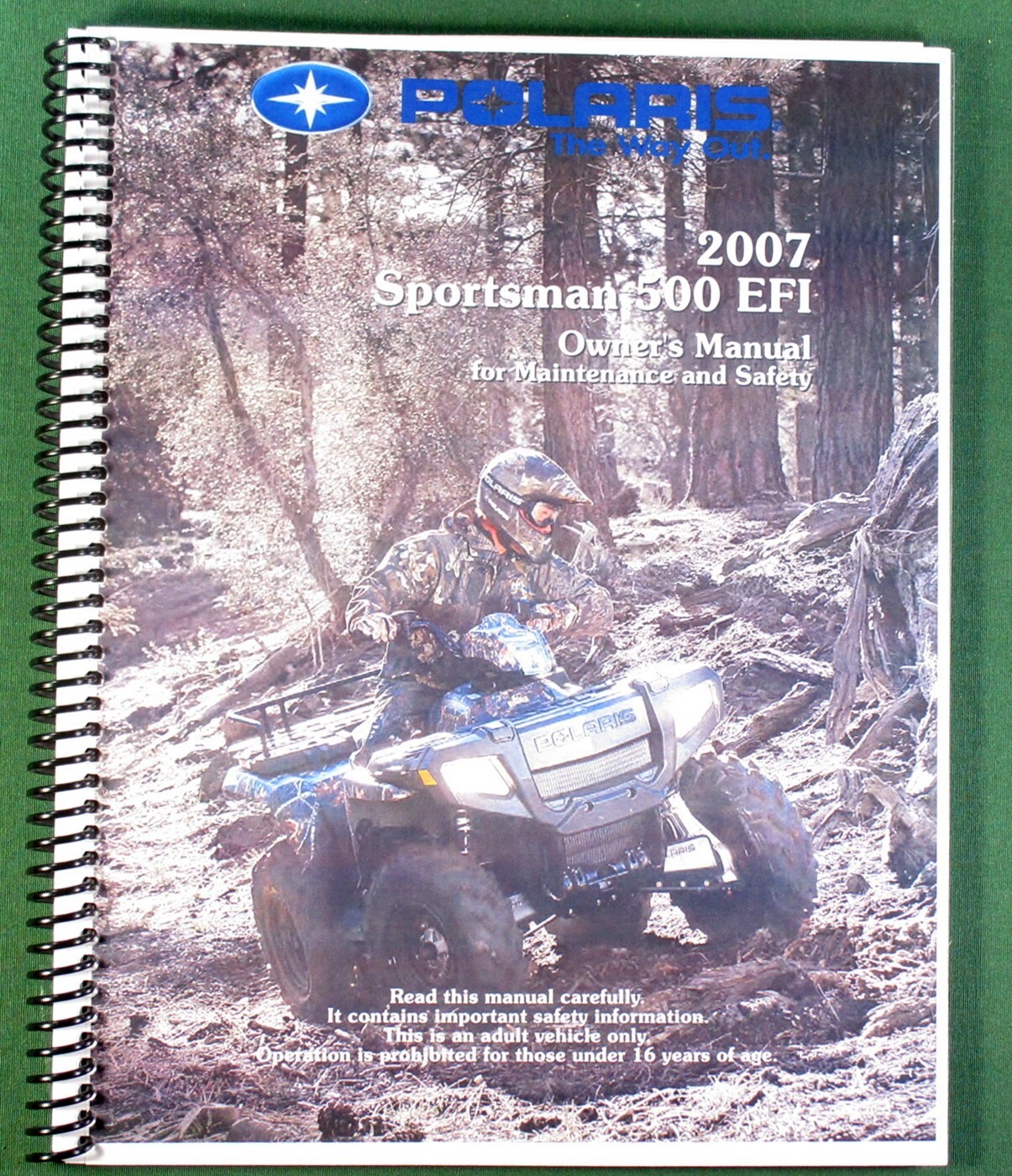 2007 Polaris Sportsman 700 EFI ATV Owner&rsquo;s Manual: 143 Pages & Protective Covers