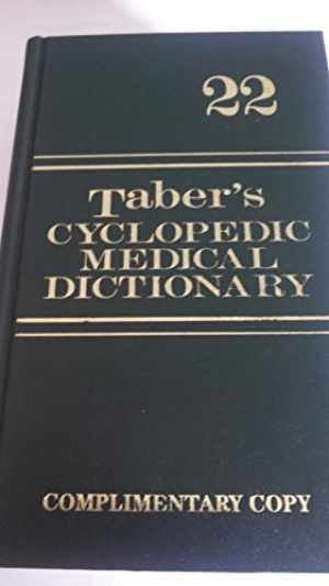 Taber&rsquo;s Cyclopedic Medical Dictionary – Hardcover, by Venes Donald – Very Good v