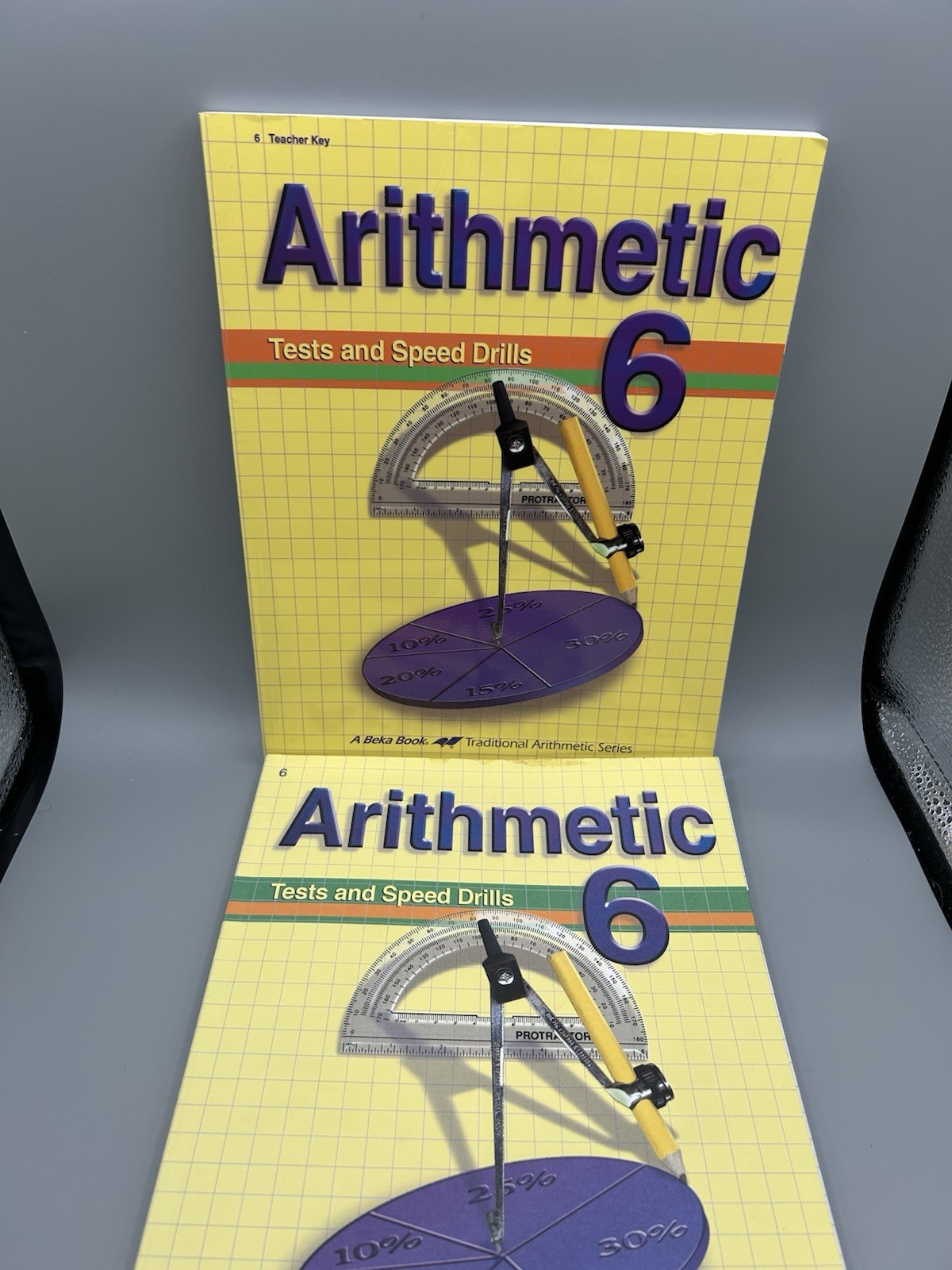 Abeka Arithmetic 6 STUDENT Tests & Speed Drills & Teacher Key 3rd Edition