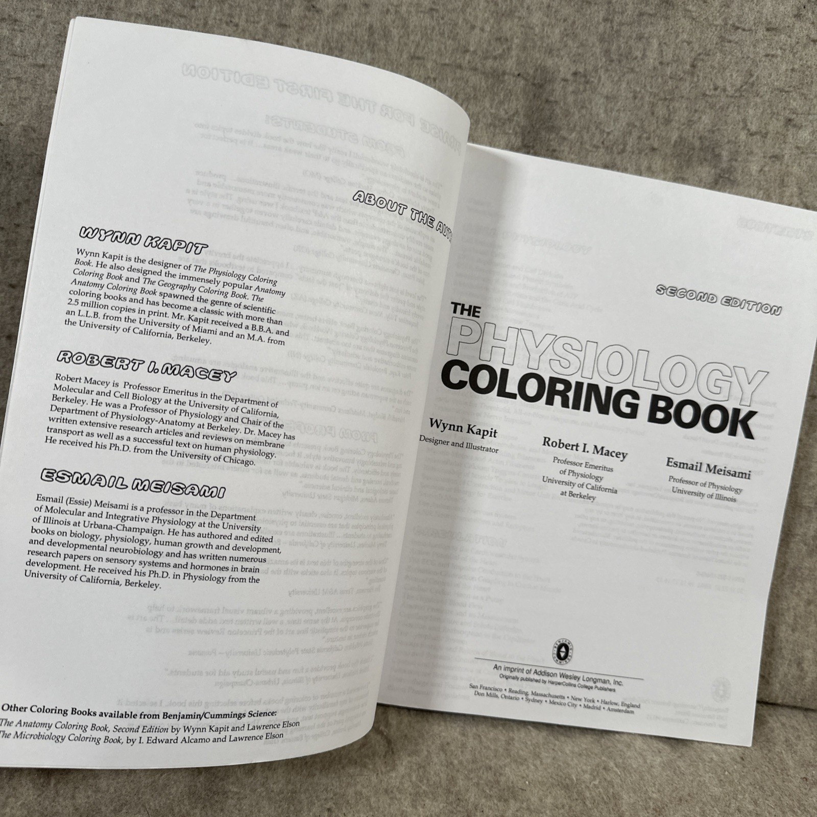 The Physiology Coloring Book (2nd Edition) – Paperback