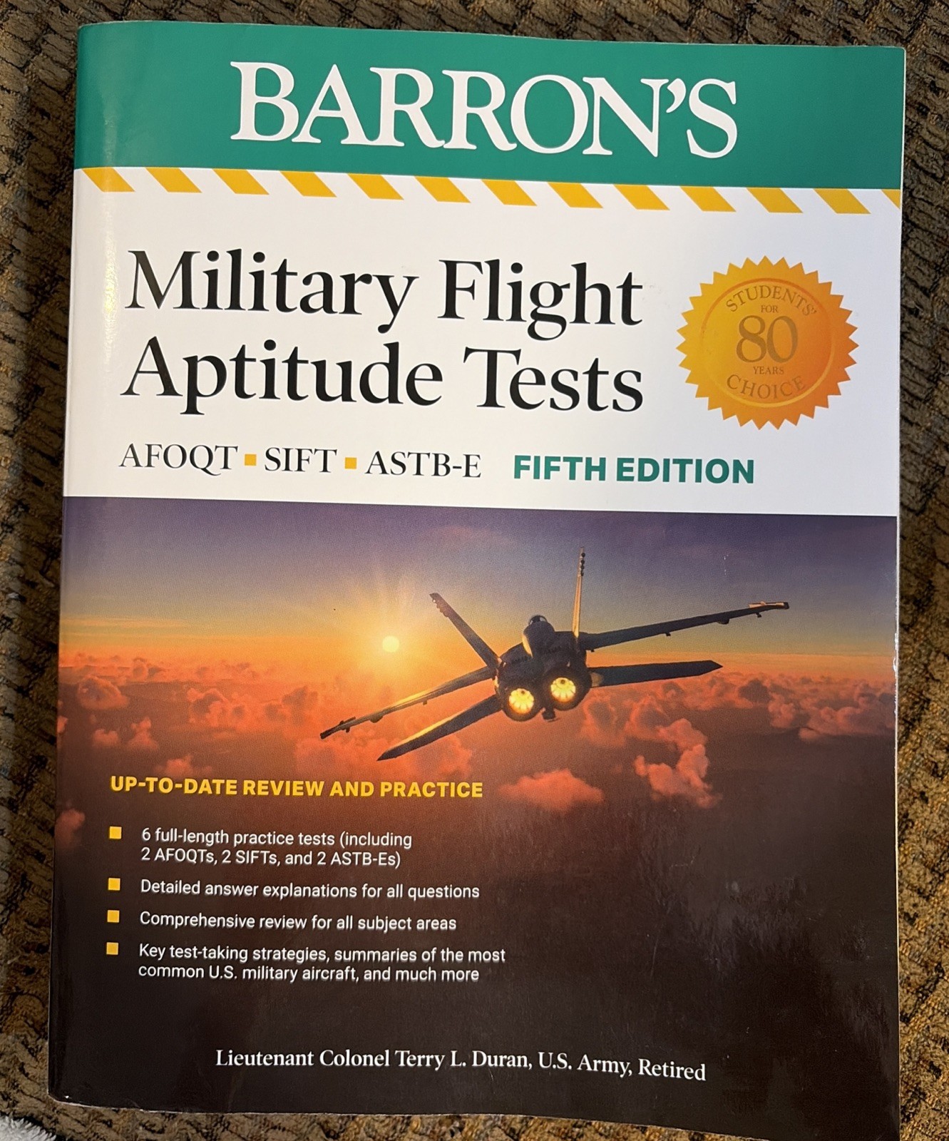 Barron&rsquo;s Test Prep Ser.: Military Flight Aptitude Tests, Fifth Edition: 6…