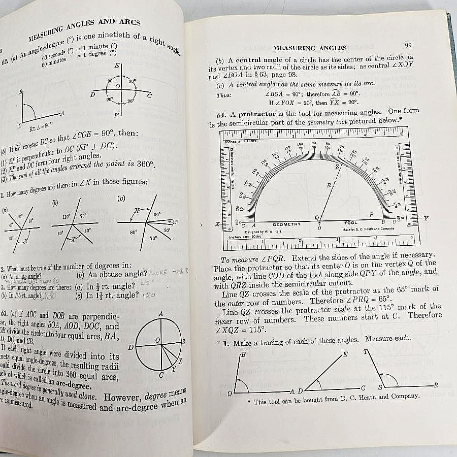 General Mathematics At Work Ewing Hart Industrial Hardcover Math 1952 Vintage