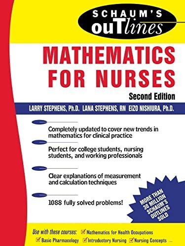 Schaum&rsquo;s Outline of Mathematics for…, Stephens, Larry