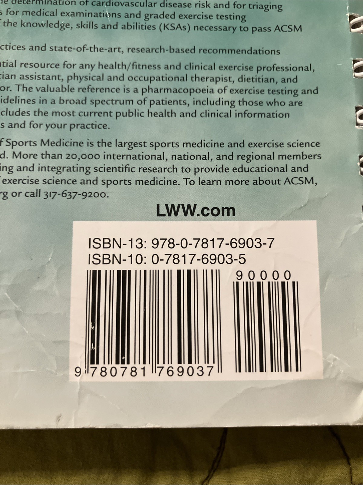 ACSM&rsquo;s Guidelines for Exercise Testing and Prescription 8th Edition