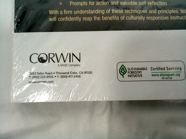 Corwin Culturally responsive teaching and the Brain – Zaretta Hammond, Foreward