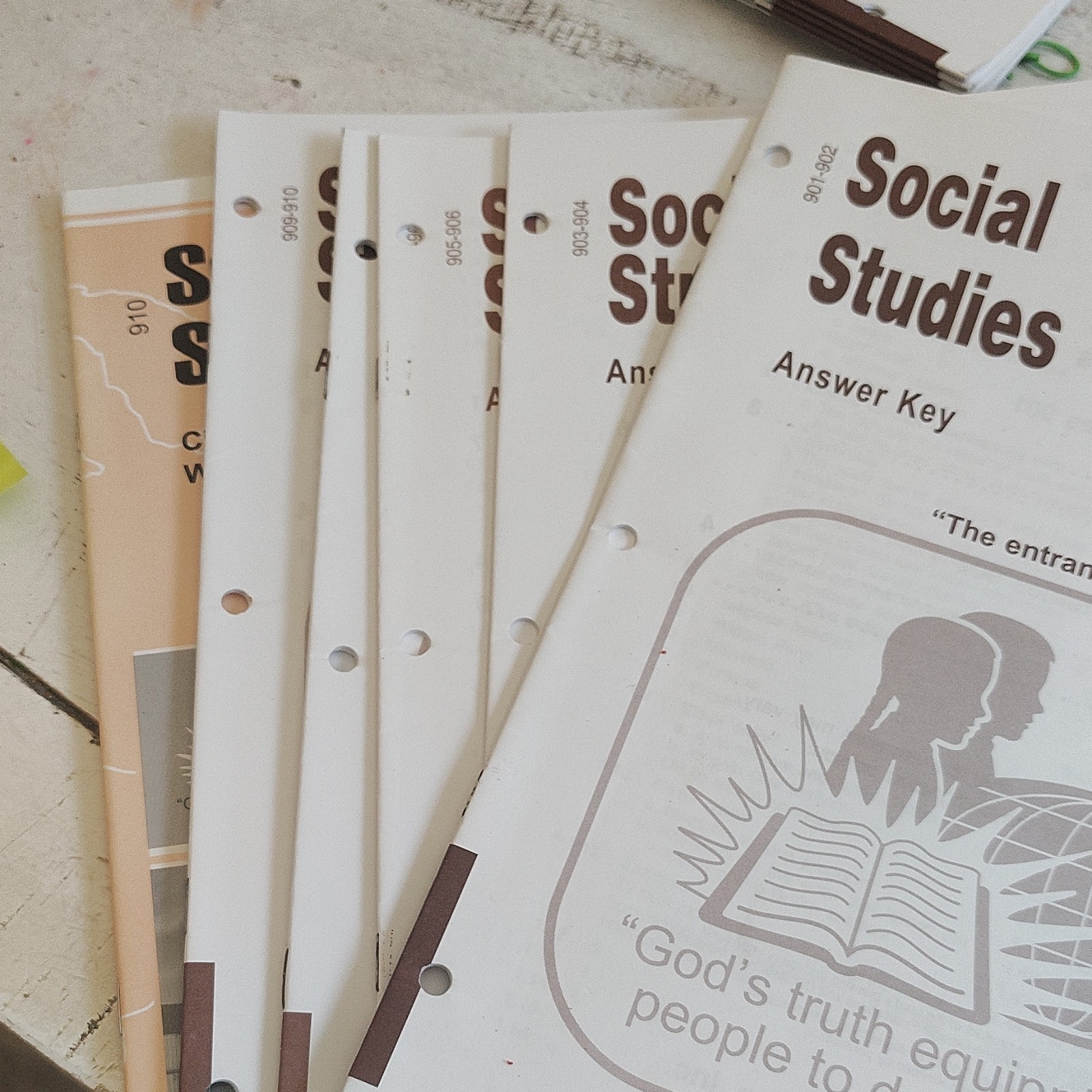 Christian Light Publications LightUnit Social Studies 9 Answer Key