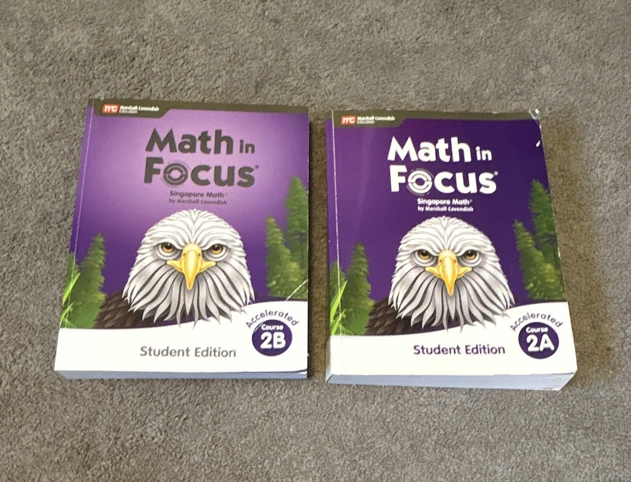 Marshall Cavendish Math in Focus Singapore Math Accelerated 2A & 2B Set