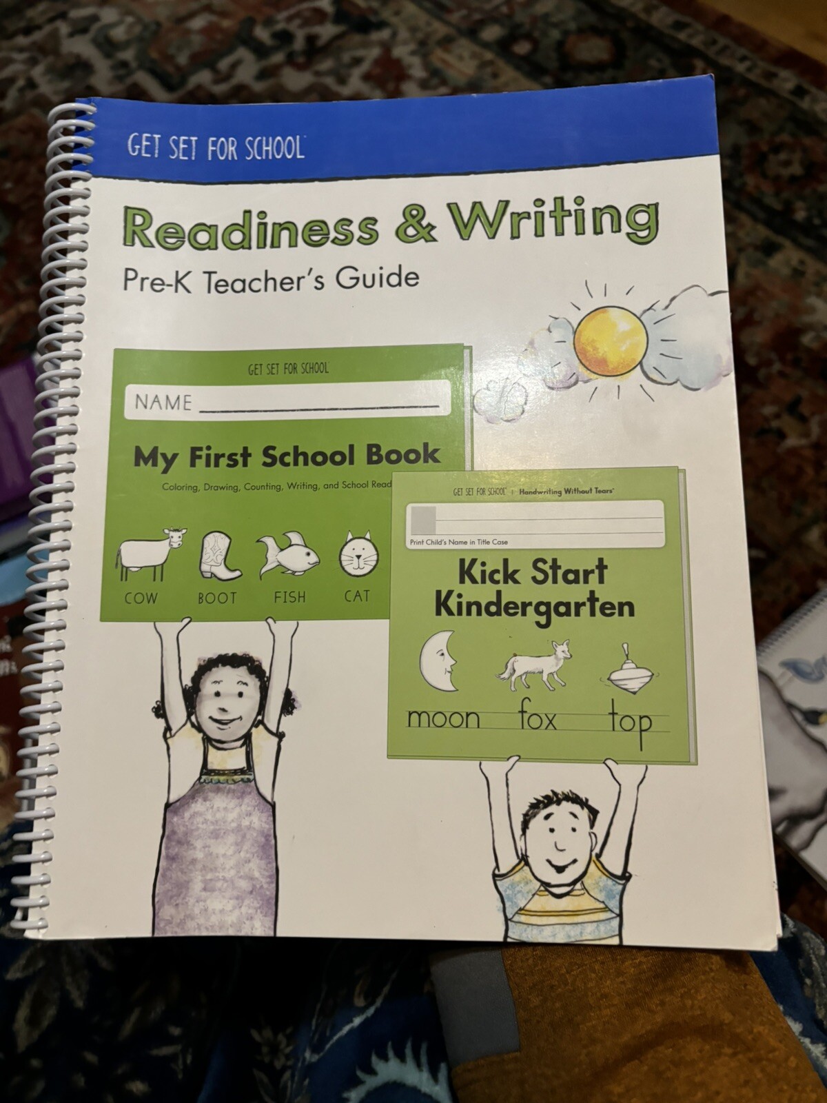 Get Set for School: Readiness & Writing Pre-K Teacher&rsquo;s Guide 2016 Spiral