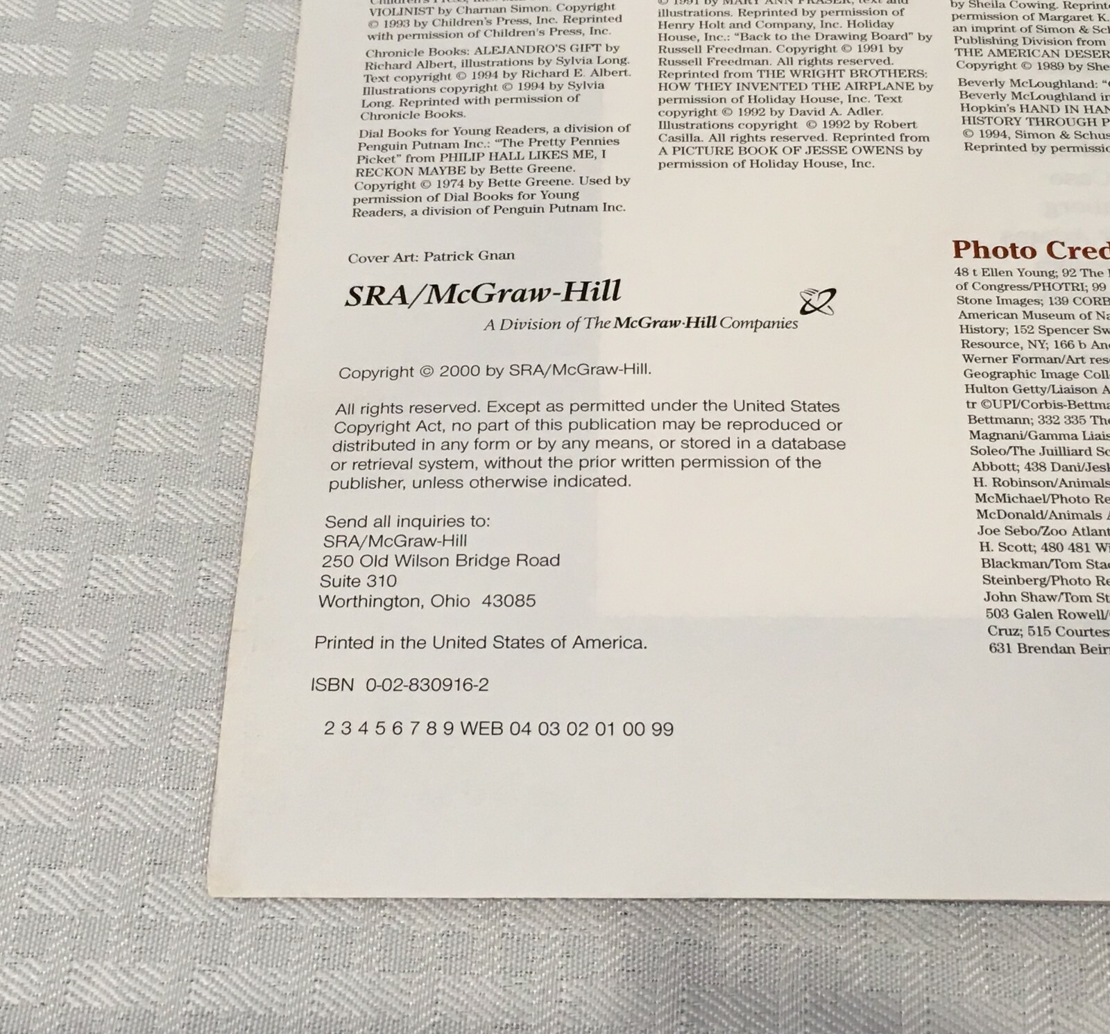 SRA OPEN COURT READING LEVEL 6 BOOK 1 – TEACHER&rsquo;S EDITION – C 2000