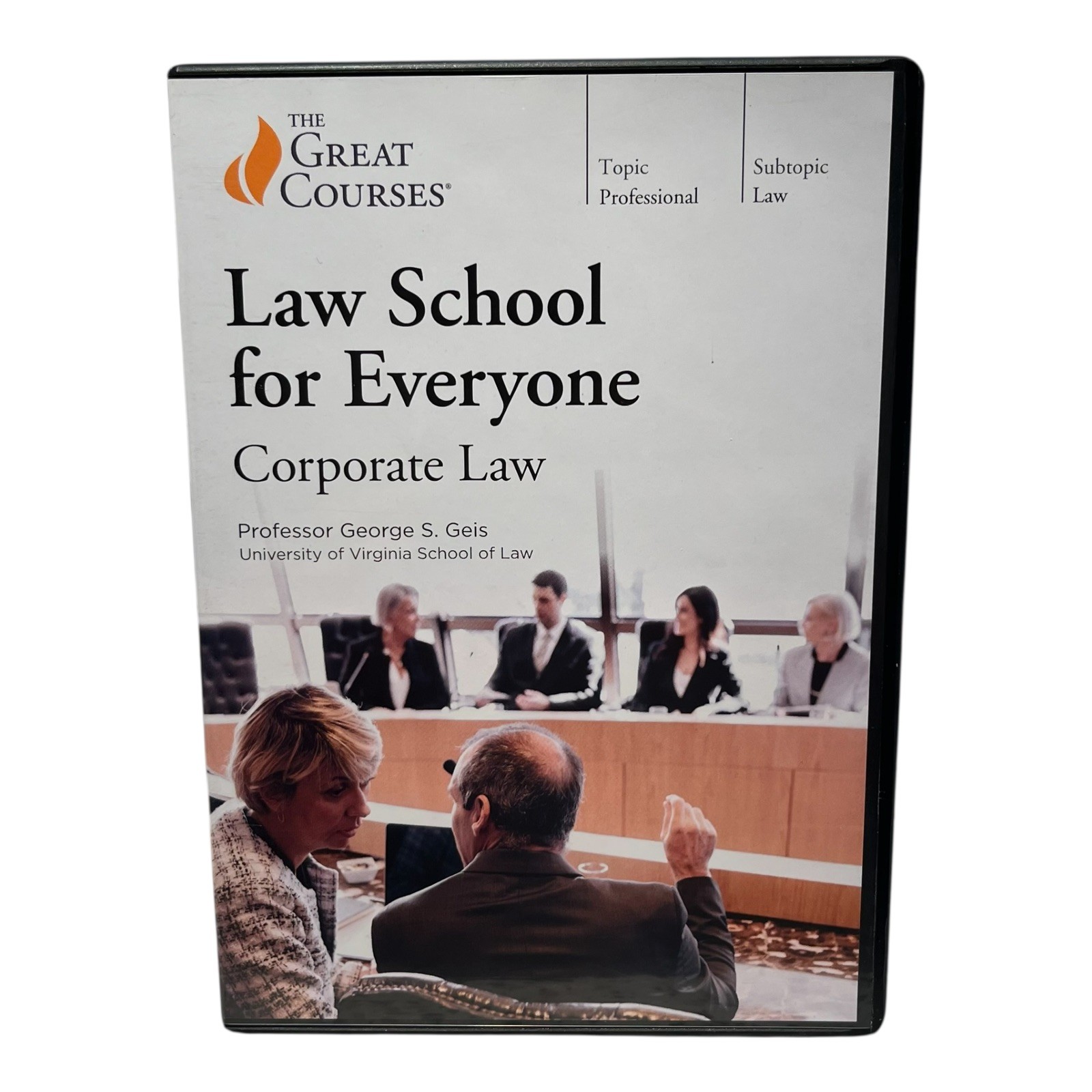 Law School for Everyone Corporate Law by George S. Geis DVD Set Only NO Book D15