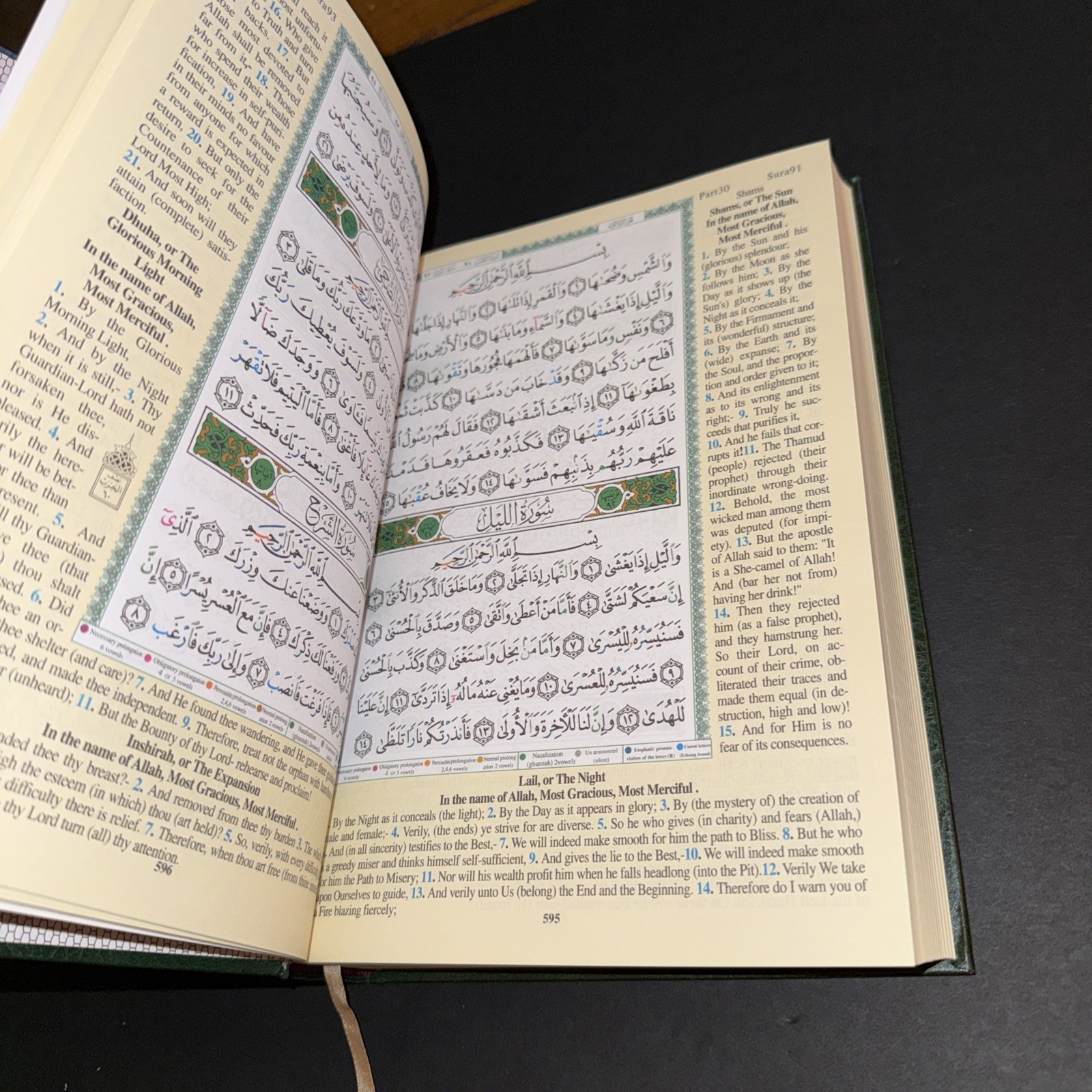 Tajweed Qur&rsquo;an With Meaning Translation in English & Index on Qur&rsquo;an Topics (HC)
