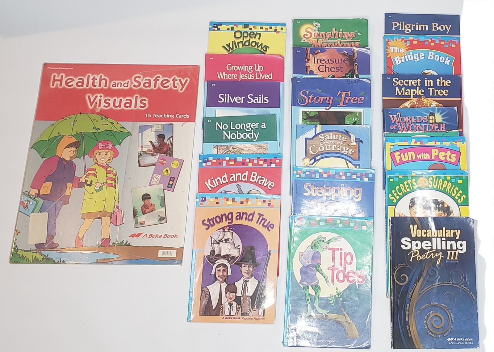 Lot of 59 Abeka Books & Curriculum **See Desc for Titles & Conditions **