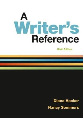 A Writer&rsquo;s Reference – Spiral-bound By Hacker, Diana – GOOD