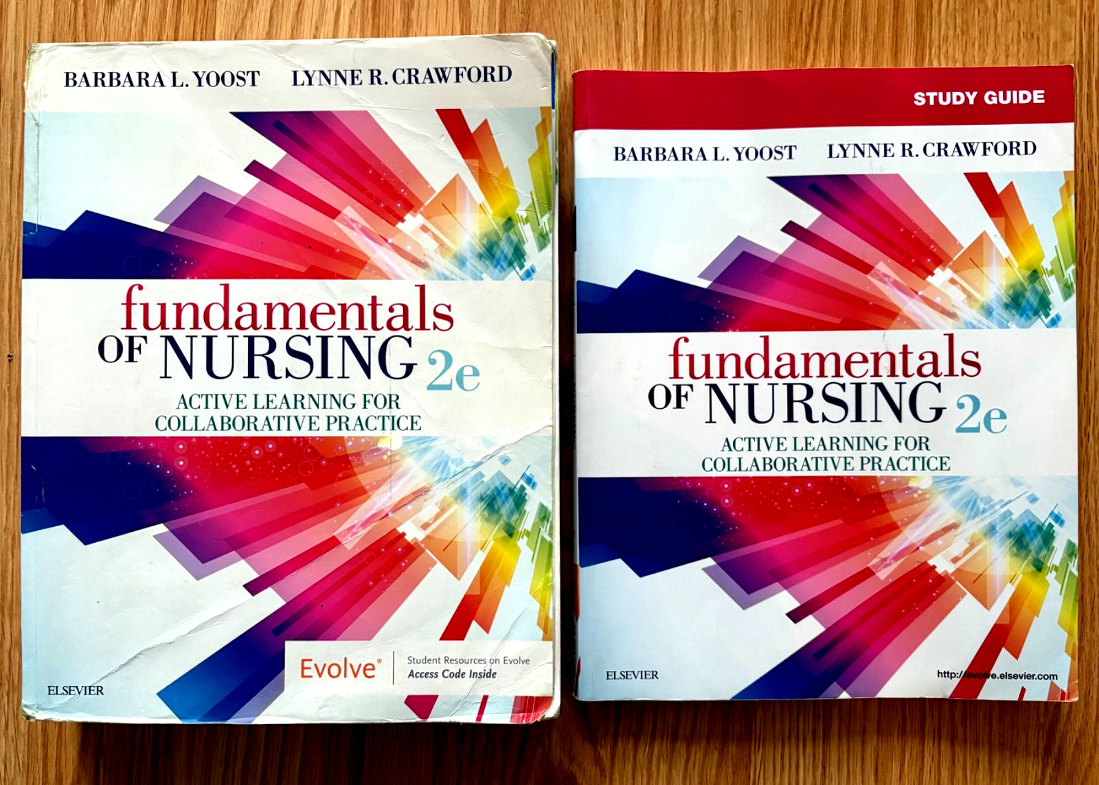 FUNDAMENTALS OF NURSING 2e by Barbara L. Yoost & Lynne R. Crawford + STUDY GUIDE