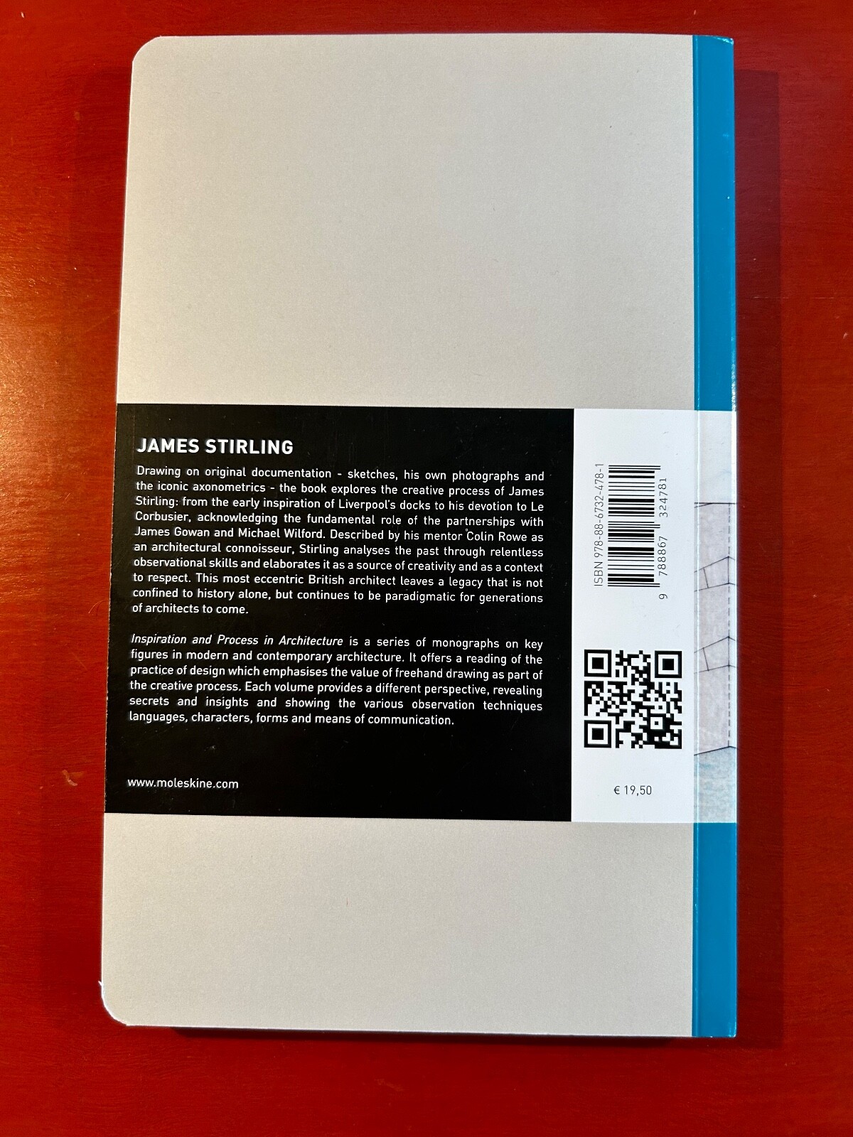 James Stirling, Moleskine 2015, 1st edition, softcover, very good