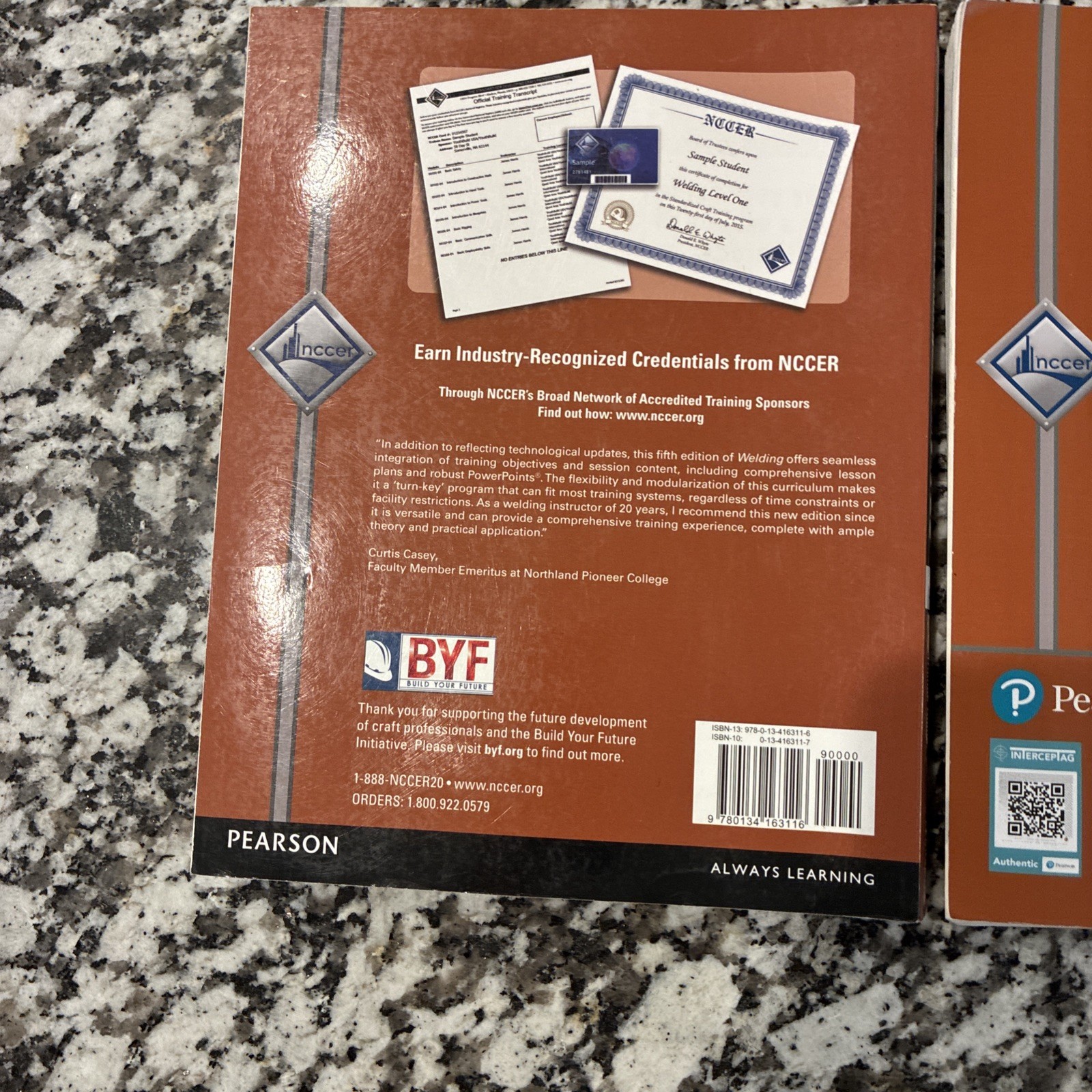 Welding Level 1 & 2 Trainee Guide (5th Edition) – Paperback By NCCER – GOOD COND