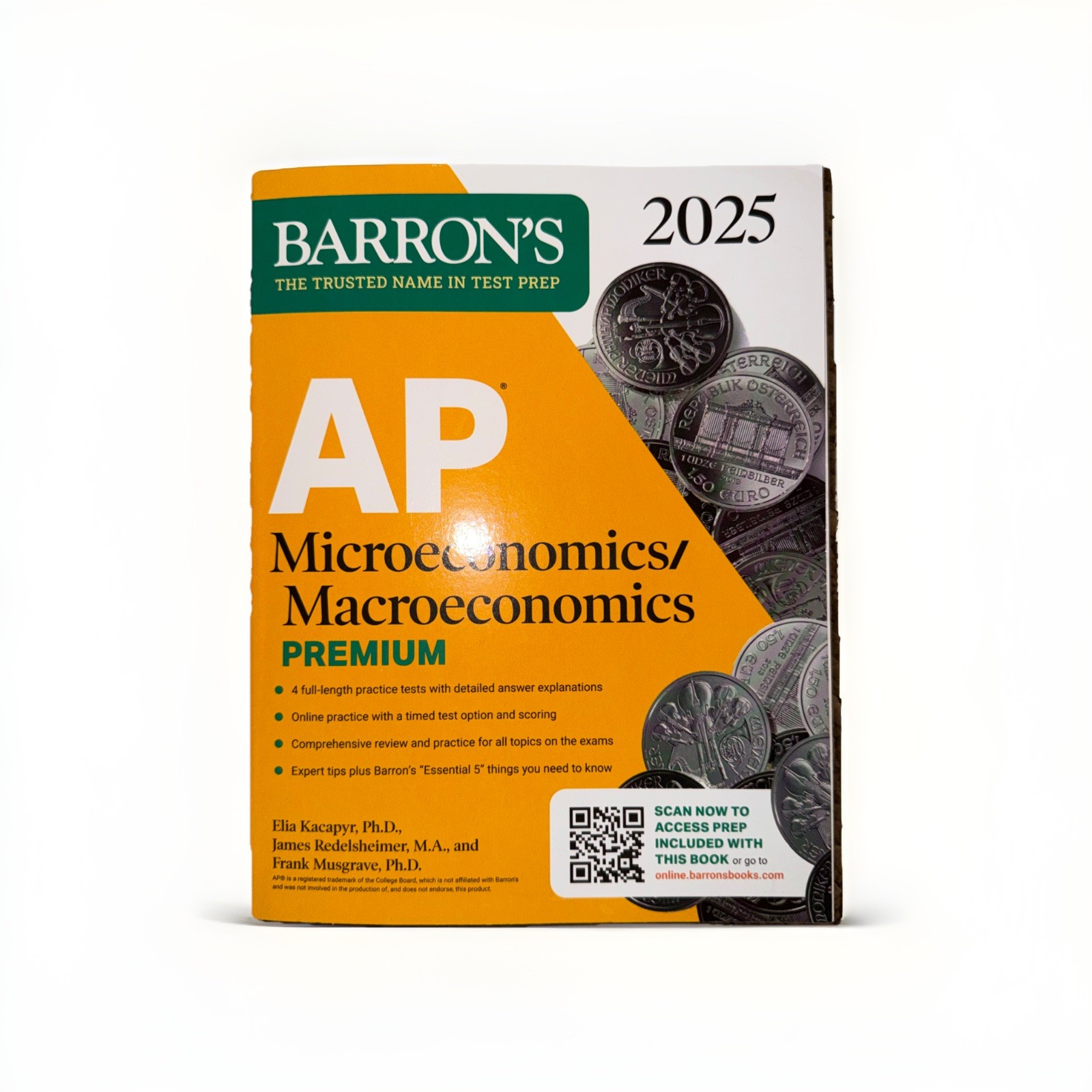 Barron&rsquo;s Ap Prep Ser.: AP Microeconomics/Macroeconomics Premium, 2025: Prep Book