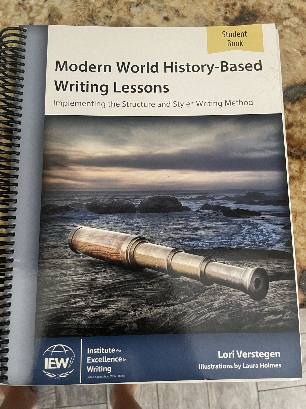 Lori Verstegen Modern World History-Based Writing Lessons Spiral Student Book