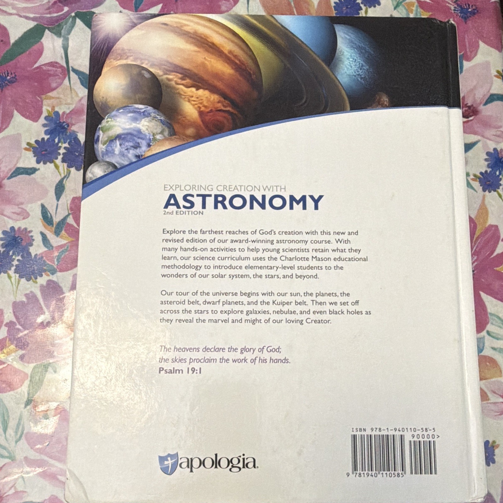 Apologia Exploring Creation with Astronomy 2nd Ed Fulbright Hardcover Textbook