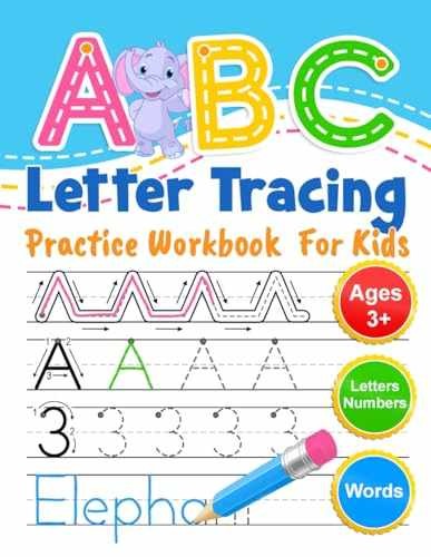 ABC Letter Tracing Practice – Paperback, by Kim Coloring Book; – Very Good