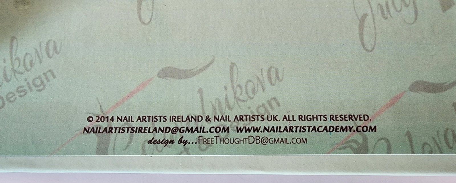 One Stroke Nail Art Technique Guidebook Art Craft DIY Tutorial Instructions Book
