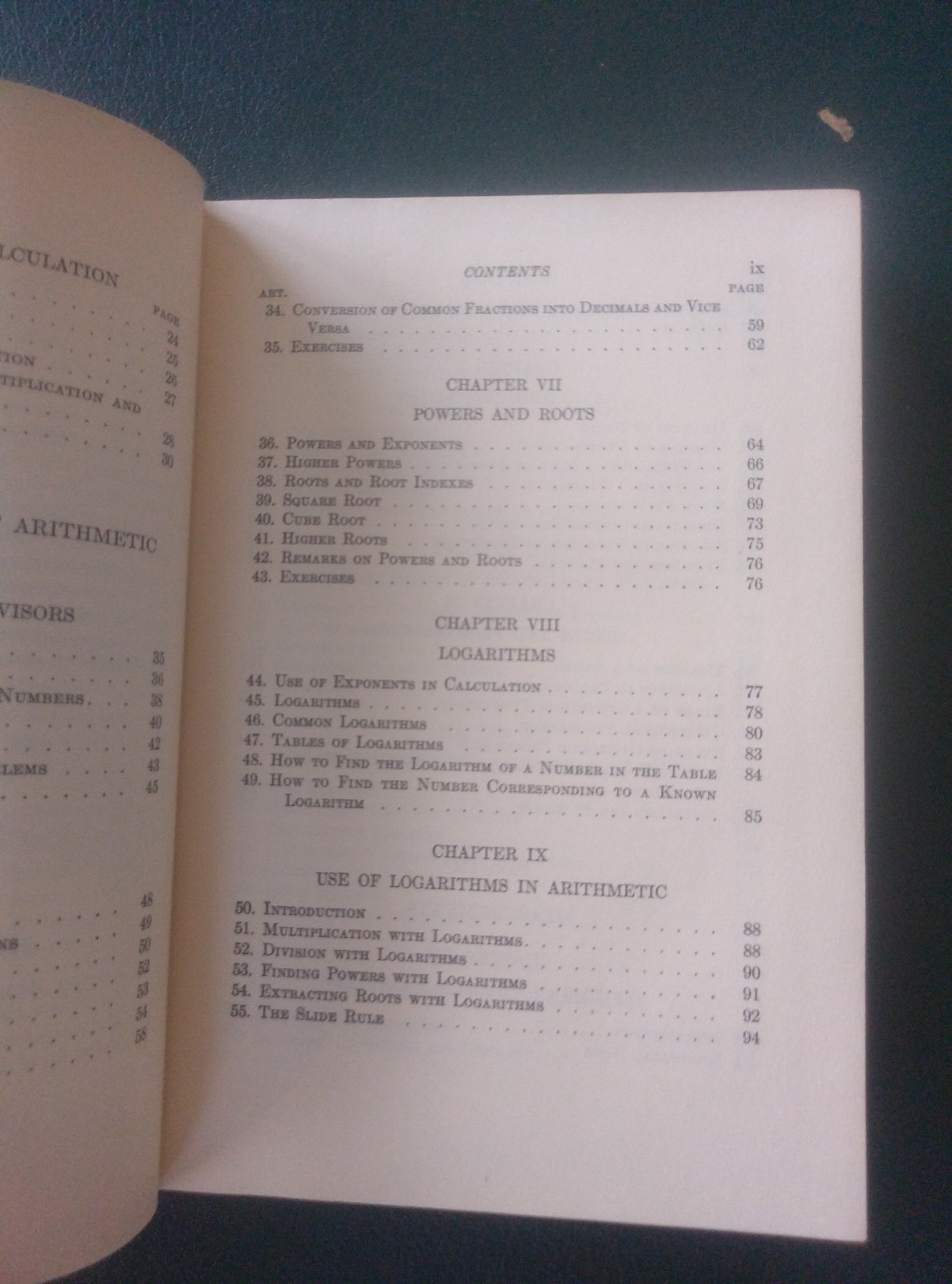 Vintage 1946 Arithmetic for the Practical Man JE Thompson 2nd Ed EXCELLENT