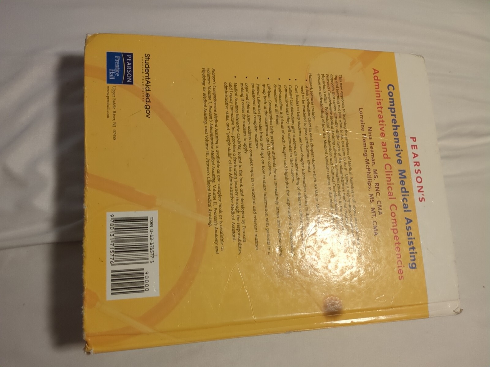 Pearsons Comprehensive Medical Assisting – Hardcover – ACCEPTABLE
