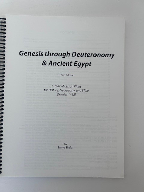 Genesis through Deuteronomy & Ancient Egypt Third Edition: A Year of Lesson P..