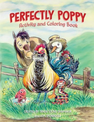 Perfectly Poppy Activity and Coloring Book, Brand New, Free shipping in the US