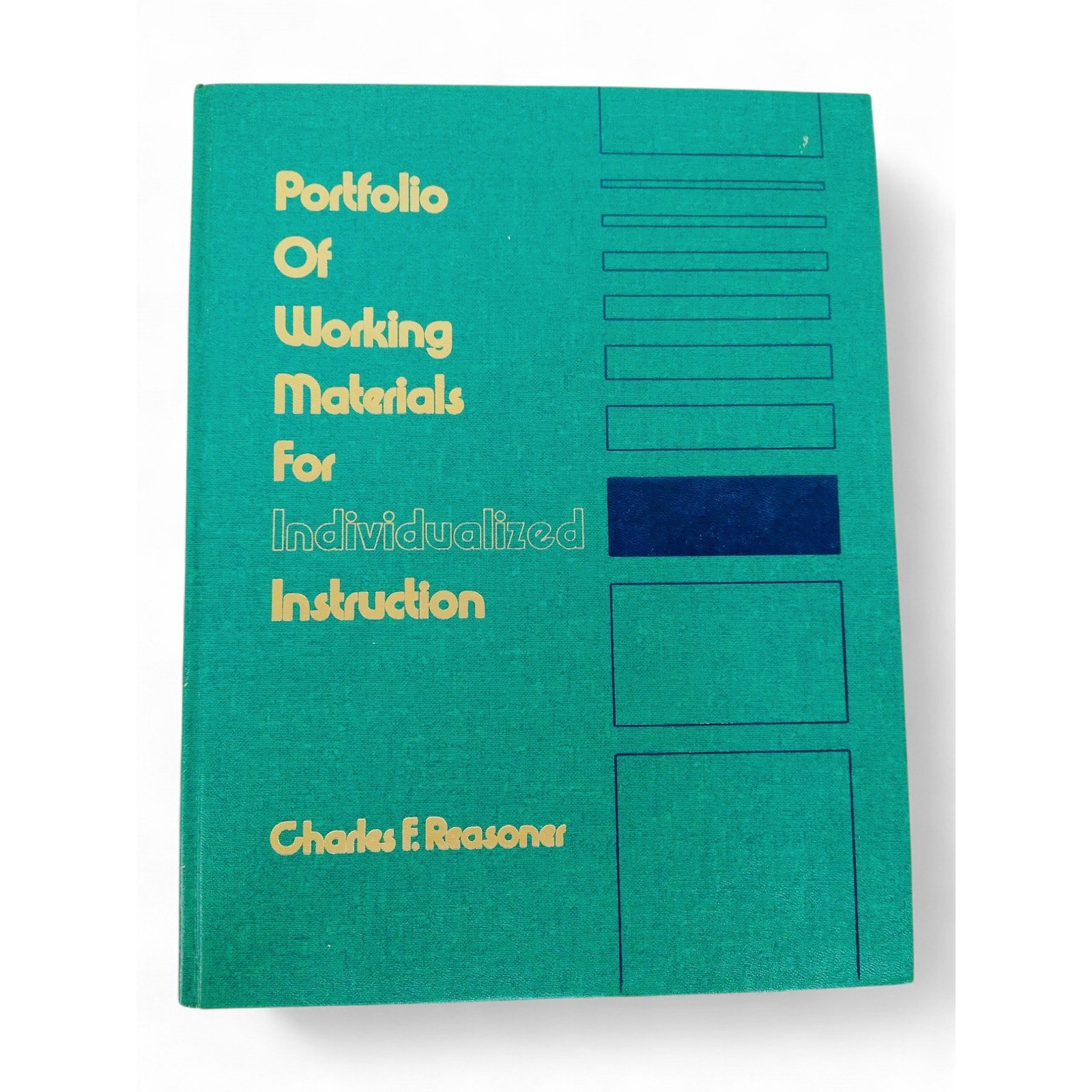 Portfolio of Working Materials Individualized Instruction HC Homeschool Book 70s