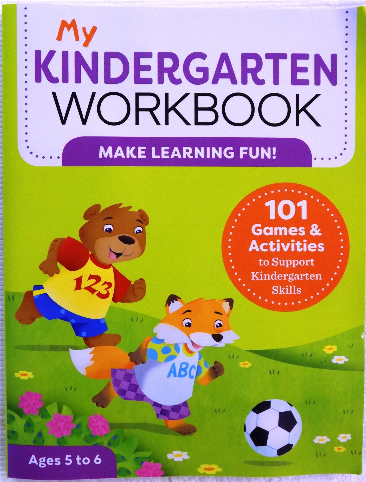Lot of 8 My Kindergarten Workbook: 101 Games and Activities to Support K Skills