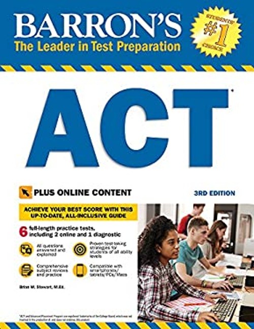 Barron&rsquo;s ACT with Online Tests Paperback Brian W. Stewart