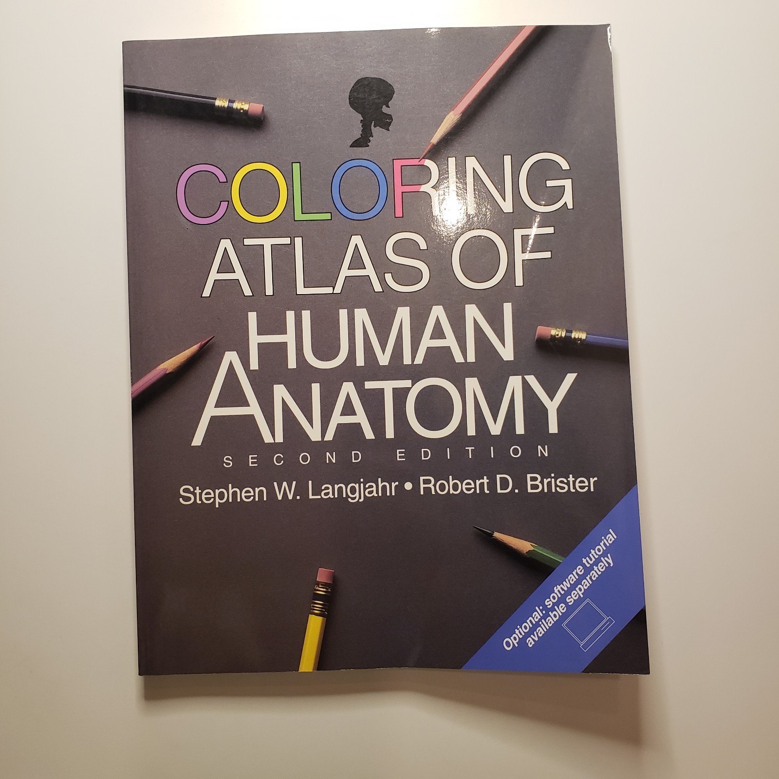 COLORING ATLAS OF HUMAN ANATOMY Stephen W Langjahr & Robert D Book Adult Learn